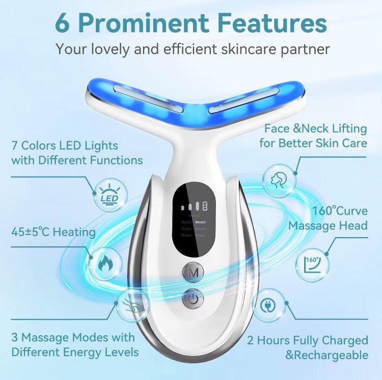 Advanced 7-in-1 Facial and Neck Sculpting Device