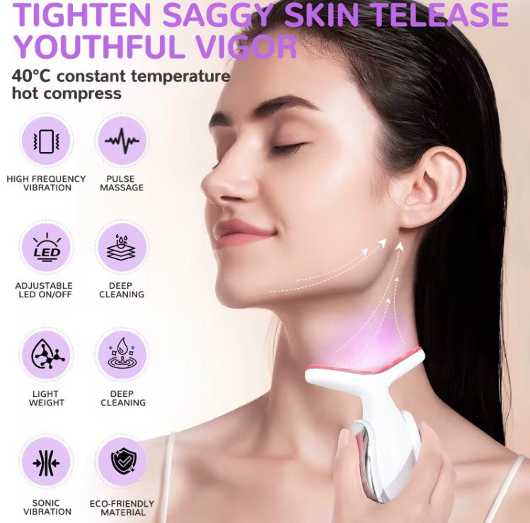 Advanced 7-in-1 Facial and Neck Sculpting Device