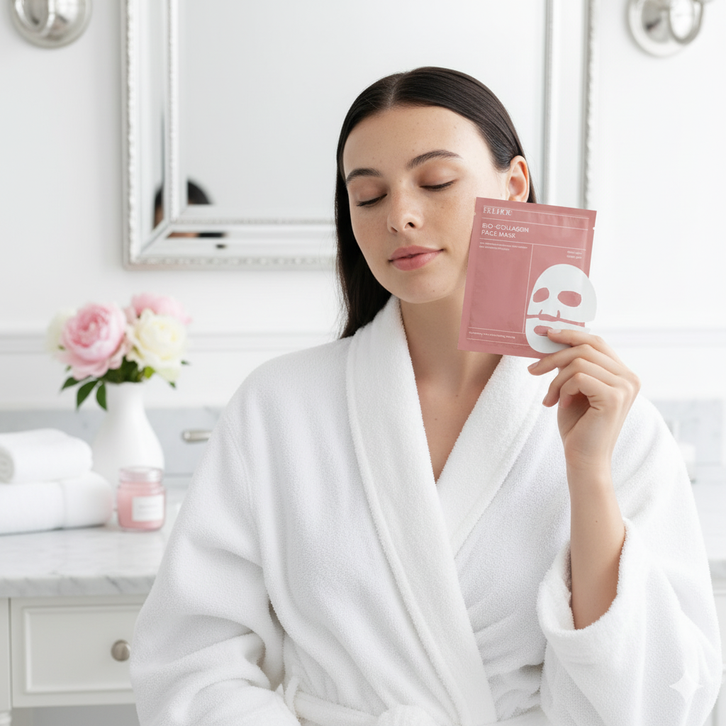 Masque Bio-Collagène Intensif – Hydratation Profonde et Éclat Anti-Âge